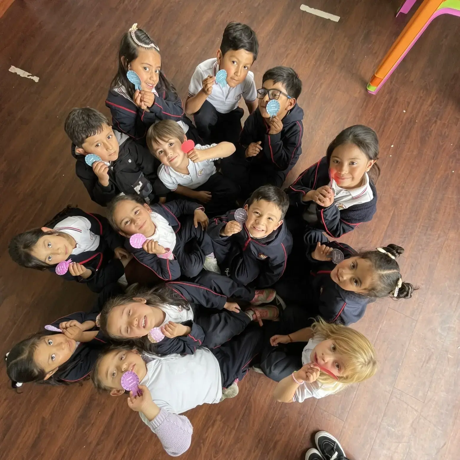 Grupo de estudiantes de Crecer