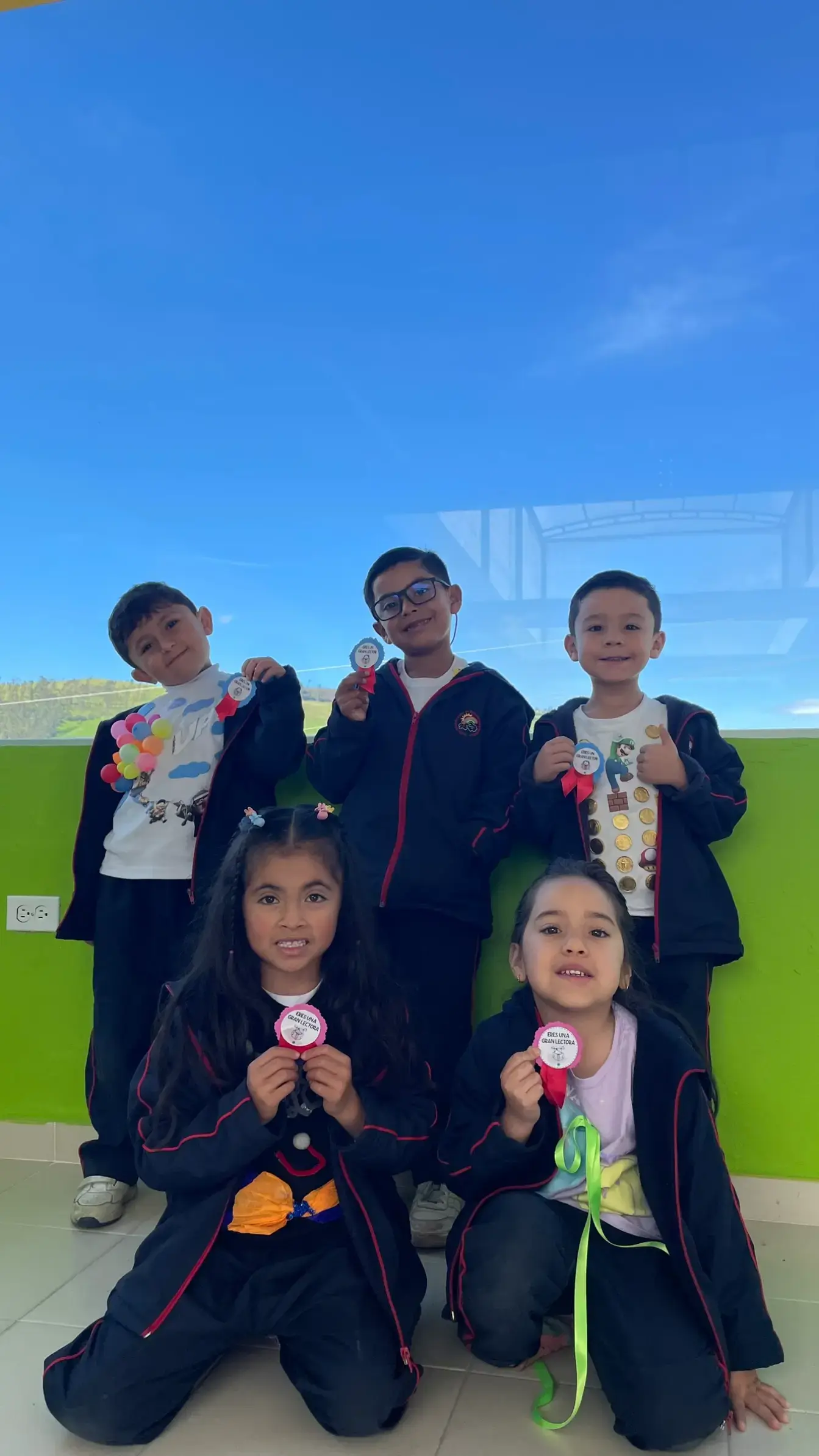 Niños del Centro Psicopedagógico Crecer jugando felices